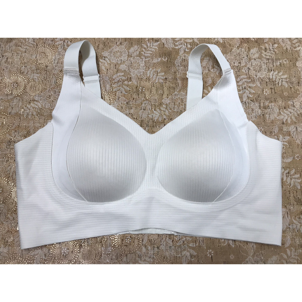 Wild Dream Wireless Lined Bralette Womens Size XL Beige Wirefree Padded STRAPS